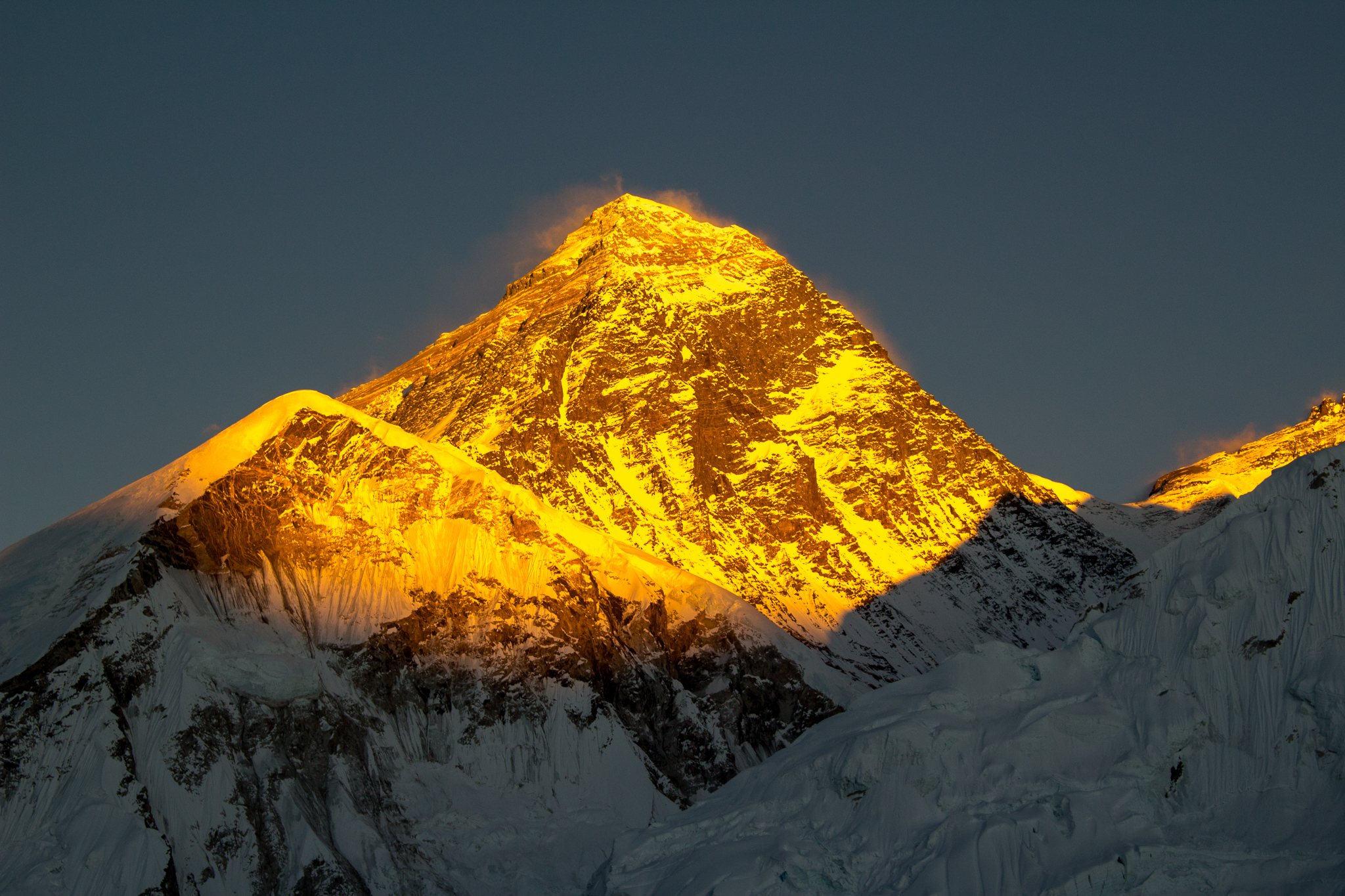 Mt. Everest at Sunset