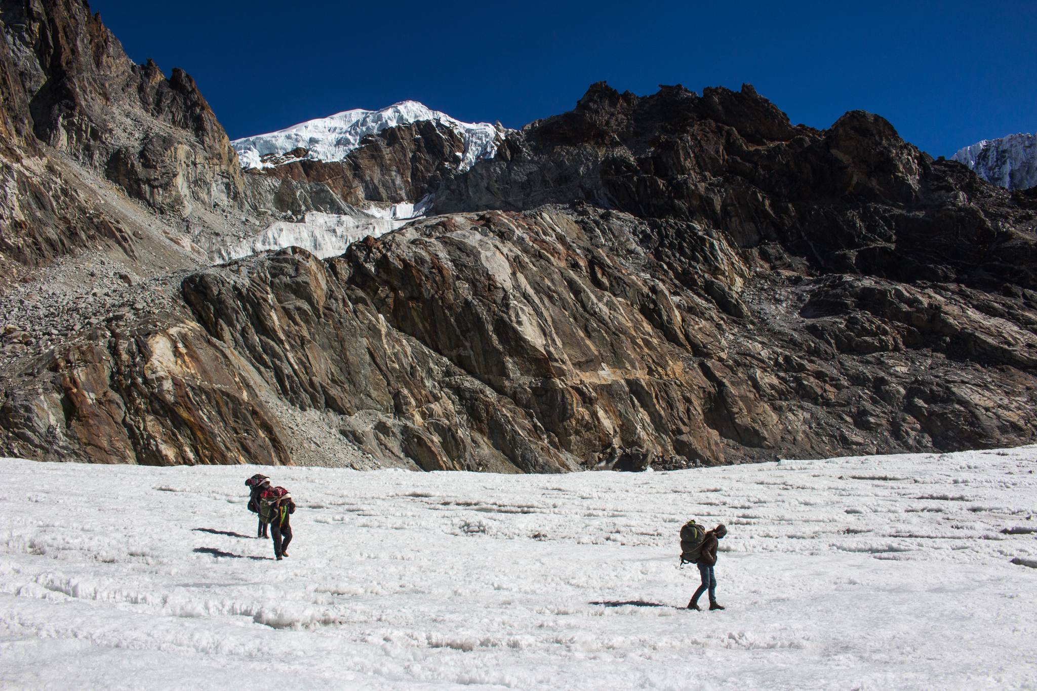 Sherpas on Cho-La Pass